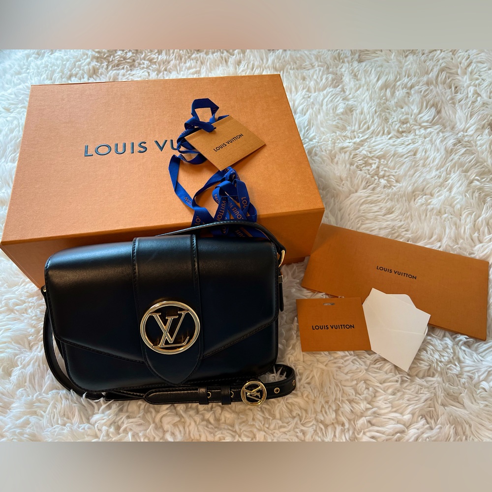 Louis Vuitton Pont 9 Handbag with Adjustable Strap